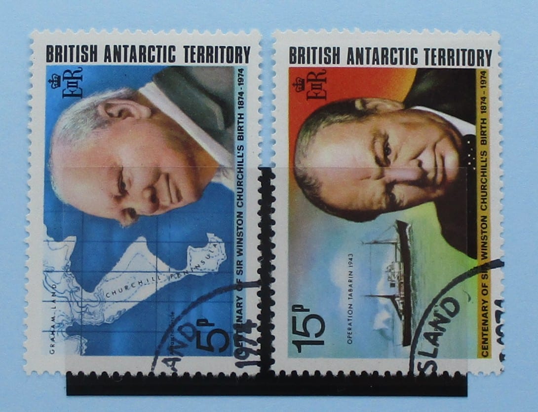 British Antarctic Territory Stamps, 1974, SG61-62, Used image 0