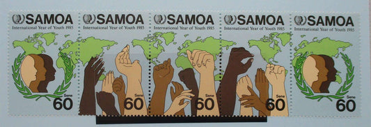 Samoa Stamps, 1985, SG706-710, Mint image 0