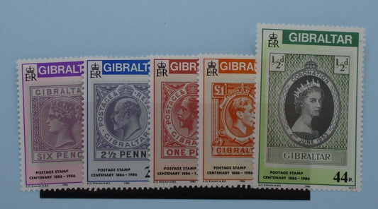 Gibraltar Stamps, 1986, SG534-538, Mint image 0