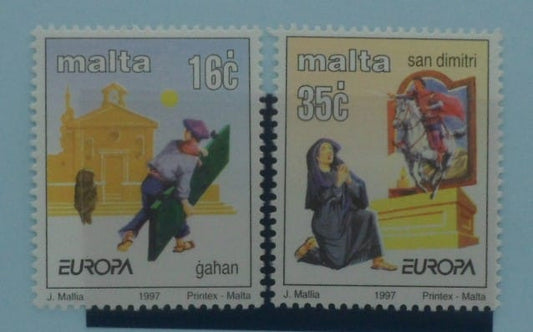 Malta Stamps, 1997, SG1046-1047, Mint image 0