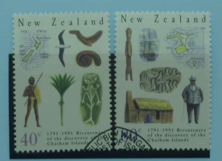 New Zealand Stamps, 1991, SG1585-1586, Used image 0