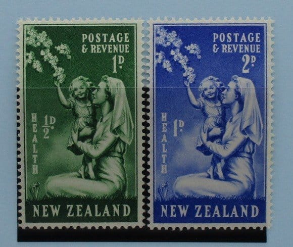 New Zealand Stamps, 1949, SG698-699, Mint image 0