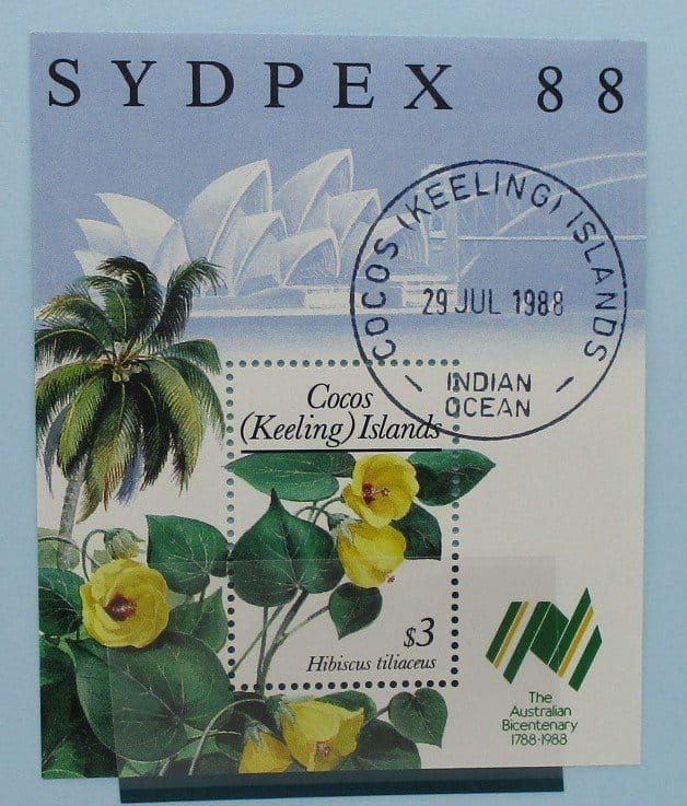 Cocos (Keeling) Islands Stamps, 1988, MS203, Used image 0