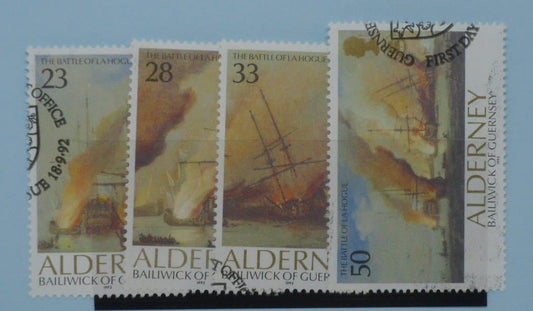 Alderney Stamps, 1992, SGA52-55, Used image 0