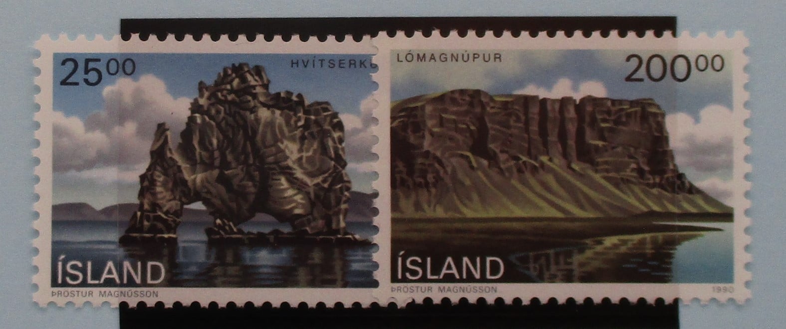 Iceland Stamps, 1990, SG757-758, Mint image 0