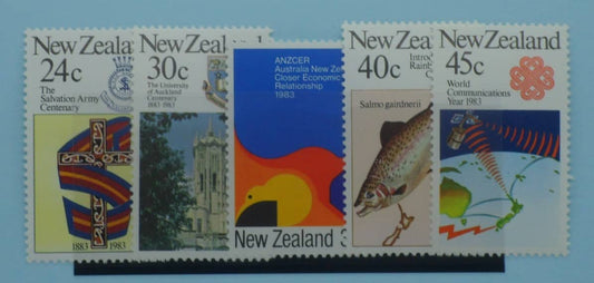 New Zealand Stamps, 1983, SG1303-1307, Mint image 0