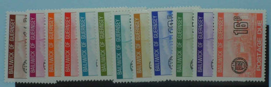 Guernsey Stamps, 1977-80, SG D18-D29, Mint image 0