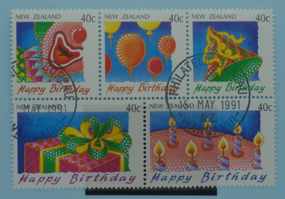 New Zealand Stamps, 1991, SG1594a, Used image 0