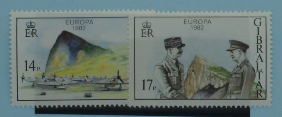 Gibraltar Stamps, 1982, SG479-480, Mint image 0