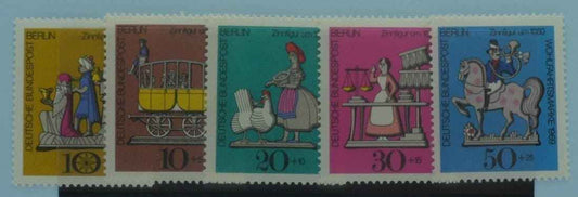 Berlin Stamps, 1969, SGB339-342, SGB343, Mint image 0