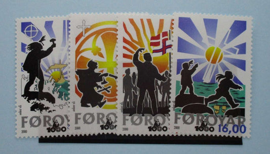 Faroe Islands Stamps, 2002, SG389-392, Mint image 0