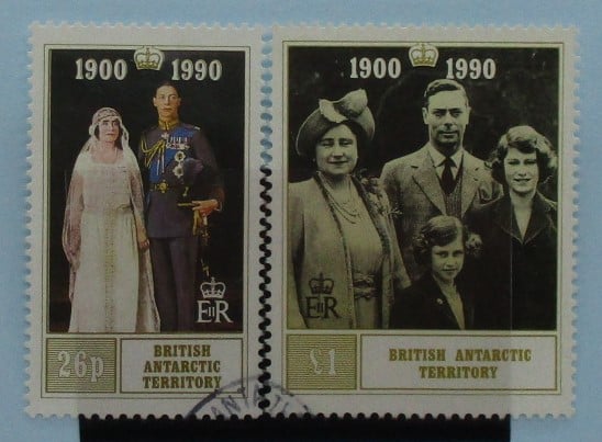 British Antarctic Territory Stamps, 1990, SG186-187, Used image 0