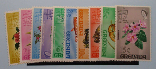 Grenada Stamps, 1968-71, SG306-314a, Mint image 0