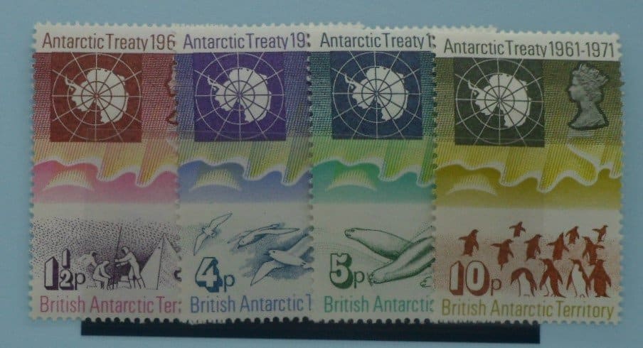 British Antarctic Territory Stamps, 1971, SG38-41, Mint image 0