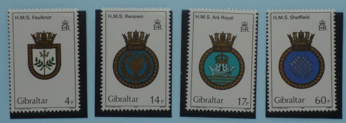 Gibraltar Stamps, 1983, SG493-496, Mint image 0