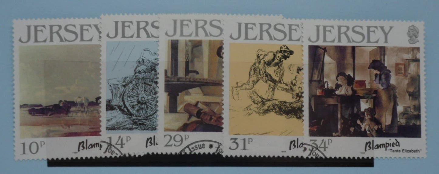 Jersey Stamps, 1986, SG397-401, Used image 0