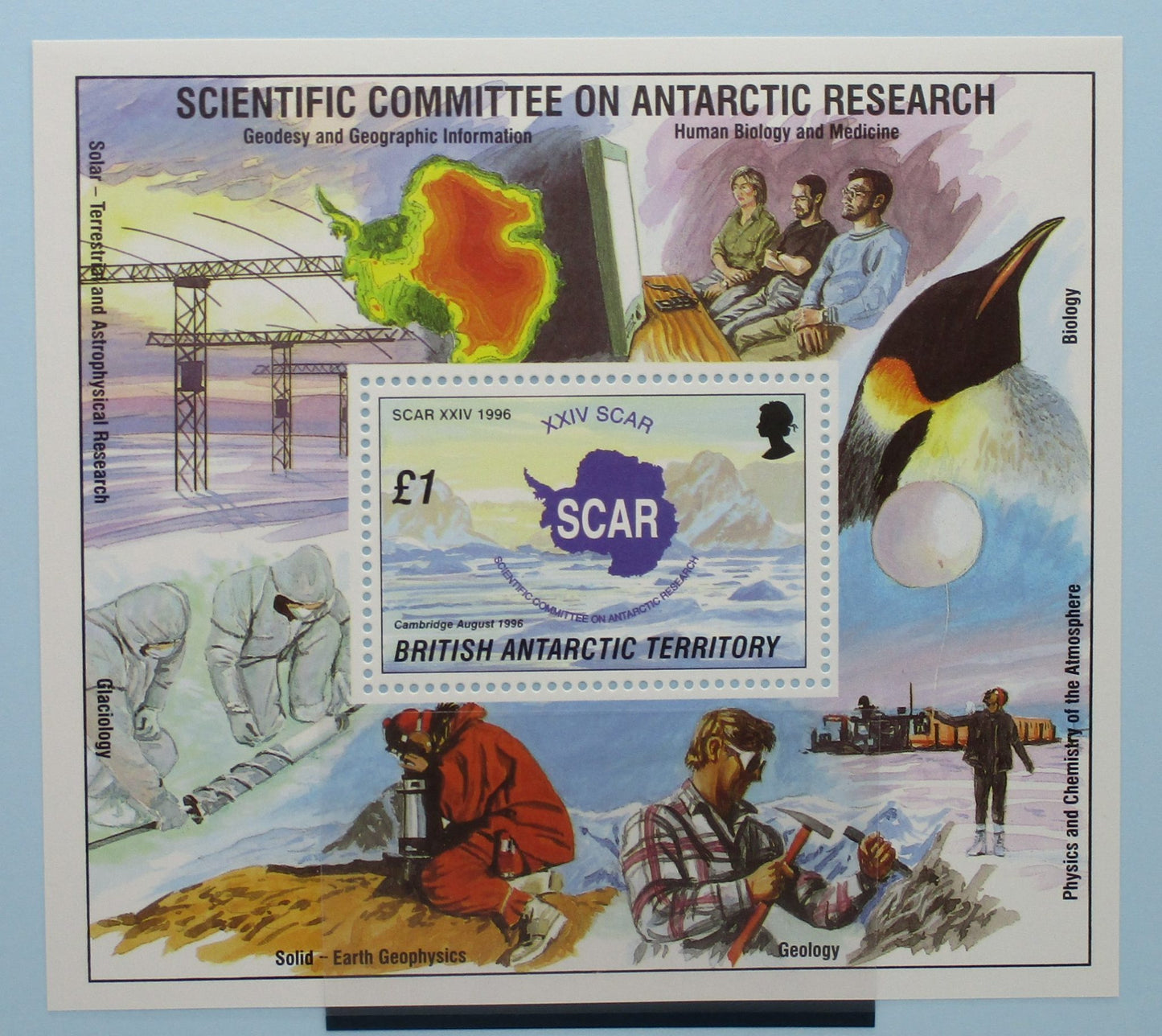 British Antarctic Territory Stamps, 1996, MS264, Mint image 0