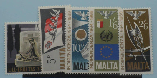 Malta Stamps, 1969, SG422-426, Mint image 0