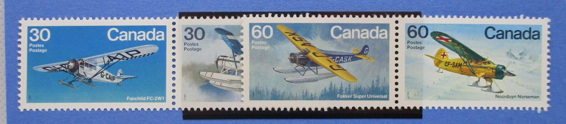 Canada Stamps, 1982, SG1050a, 1052a, Mint image 0