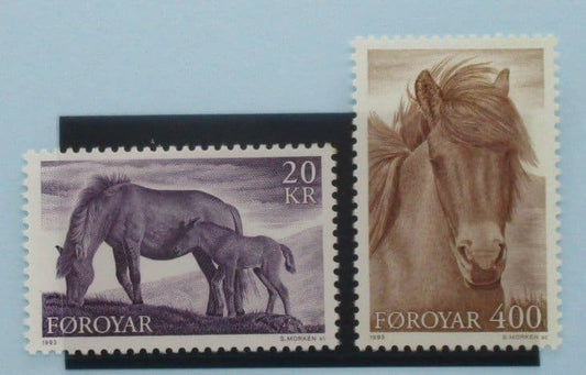 Faroe Islands Stamps, 1993, SG243-244, Mint image 0