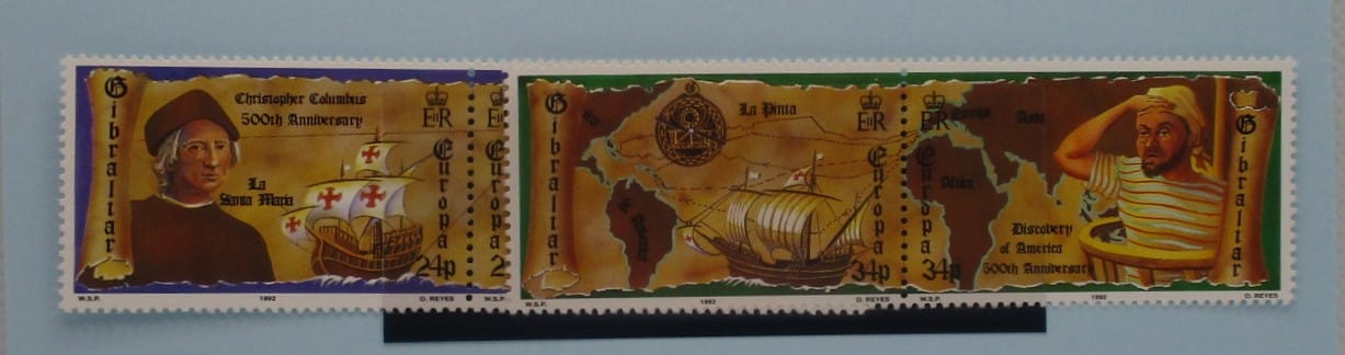 Gibraltar Stamps, 1992, SG669a, SG671a, Mint image 0