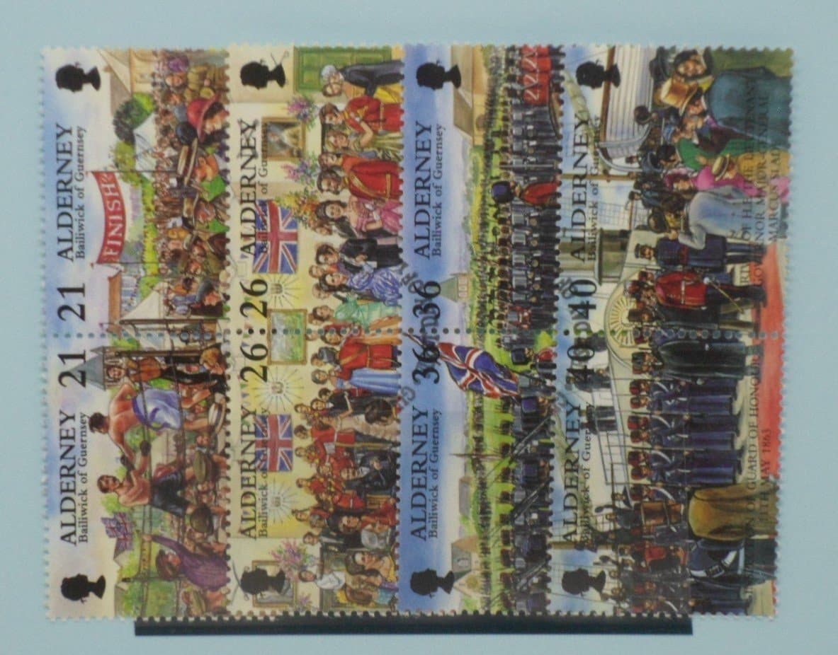 Alderney Stamps, 2000, SGA154a, A156a, A158a, A160a, Used image 0