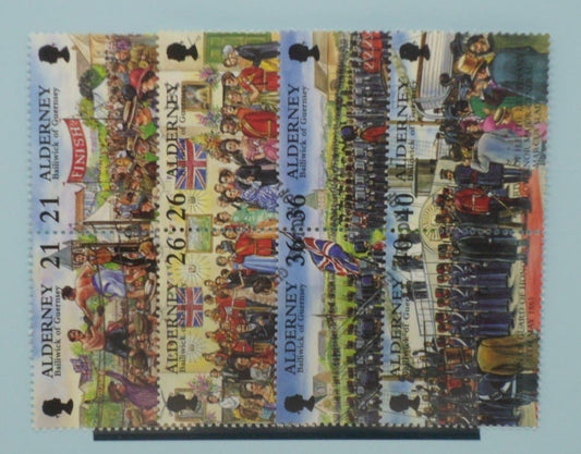 Alderney Stamps, 2000, SGA154a, A156a, A158a, A160a, Used image 0