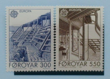 Faroe Islands Stamps, 1987, SG144-145, Mint image 0