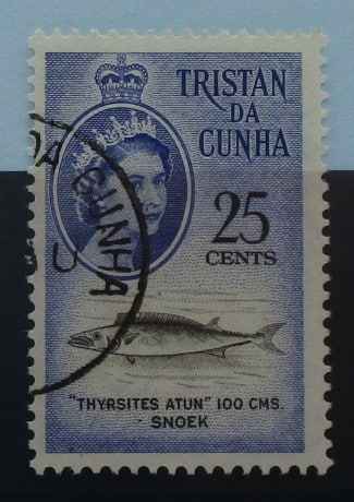Tristan da Cunha Stamps, 1961, SG52, Used image 0