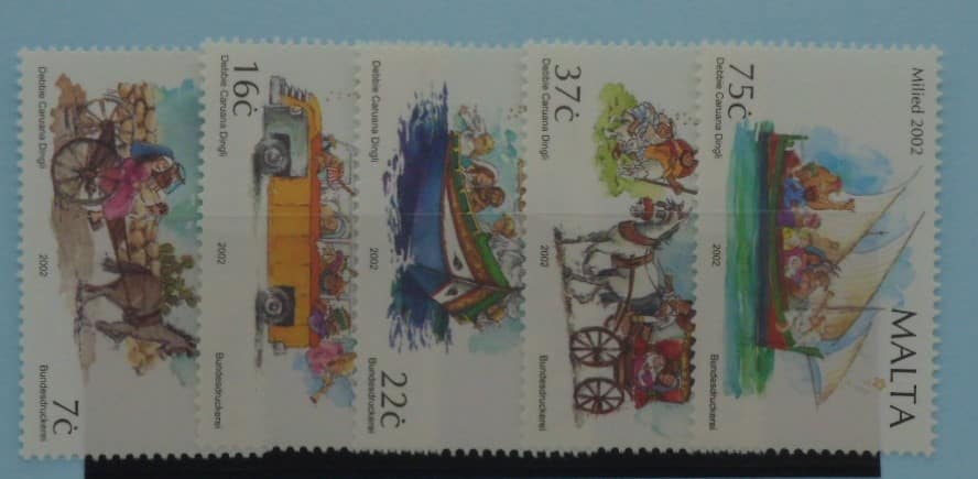 Malta Stamps, 2002, SG1284-1288, Mint image 0