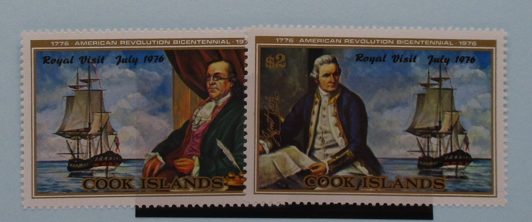 Cook Islands Stamps, 1976, SG544-545, Mint image 0