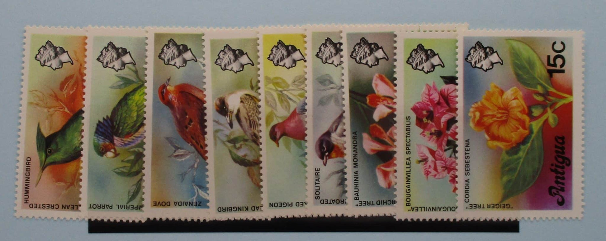 Antigua Stamps, 1976-78, SG469A-477A, Mint image 0