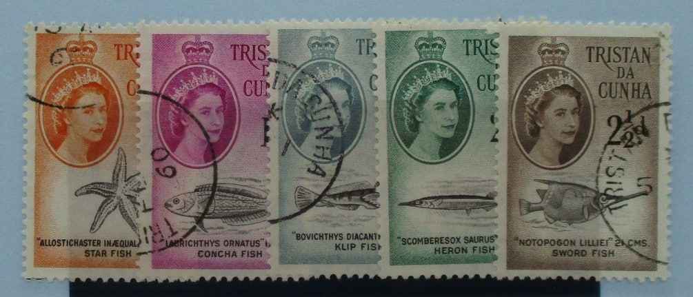 Tristan da Cunha Stamps, 1960, SG28-32, Used image 0