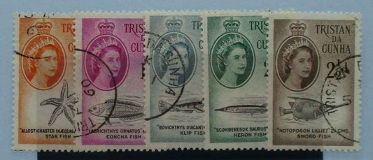 Tristan da Cunha Stamps, 1960, SG28-32, Used image 0