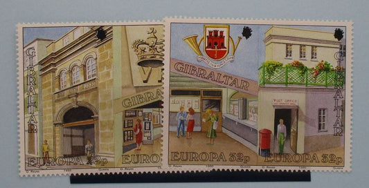 Gibraltar Stamps, 1990, SG626a, SG628a, Mint image 0