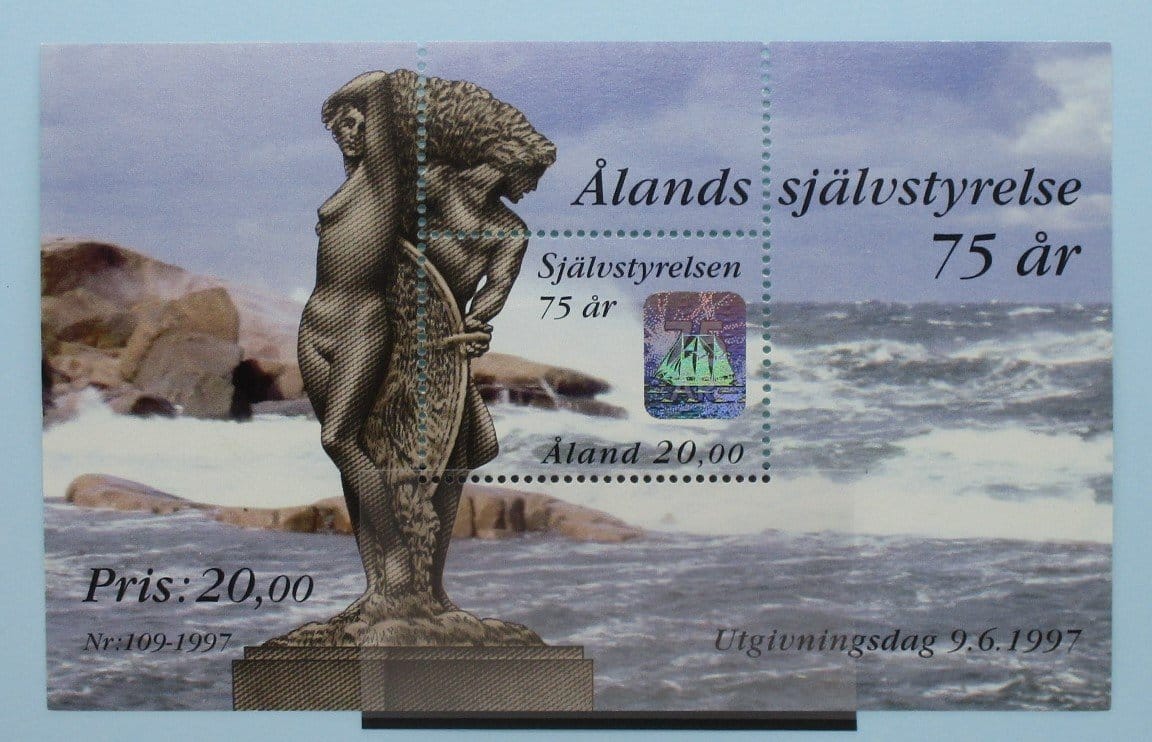 Aland Islands Stamps, 1997, MS126, Mint image 0