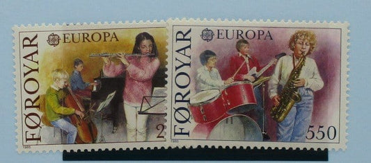 Faroe Islands Stamps, 1985, SG113-114, Mint image 0