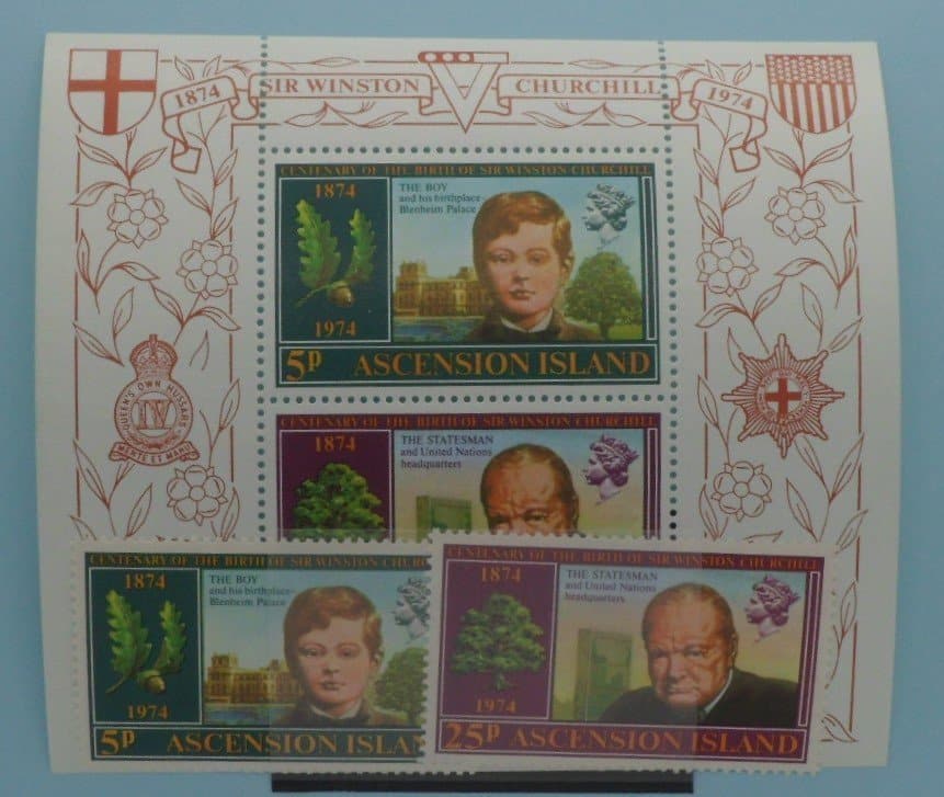 Ascension Island Stamps, 1974, SG182-183, MS184, Mint image 0