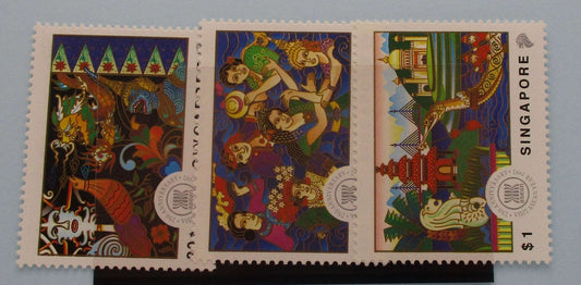 Singapore Stamps, 1992, SG695-697, Mint image 0