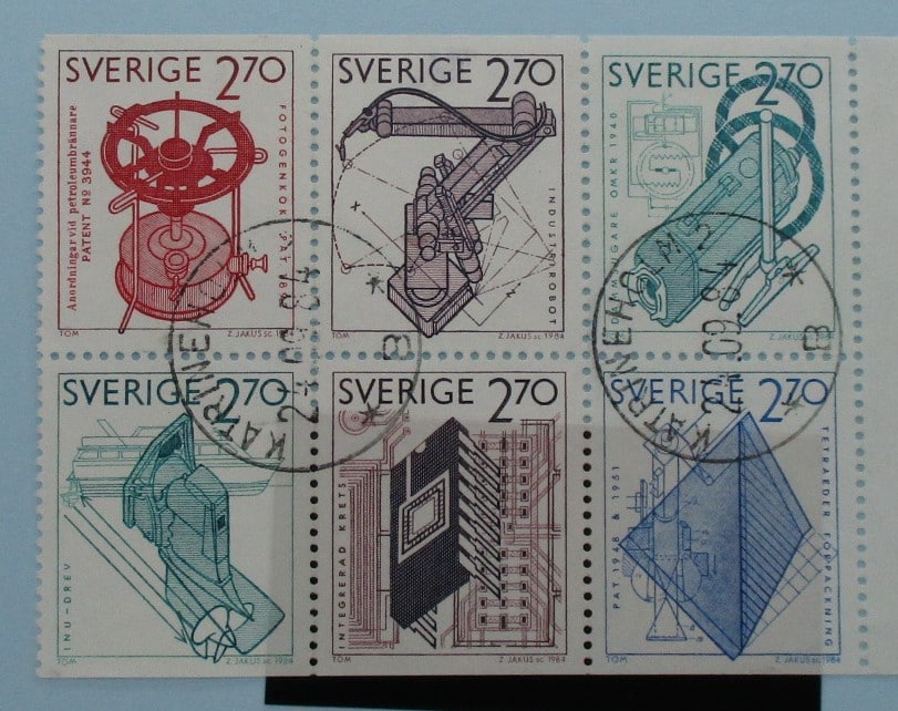 Sweden Stamps, 1984, SG1193-1198, Used image 0