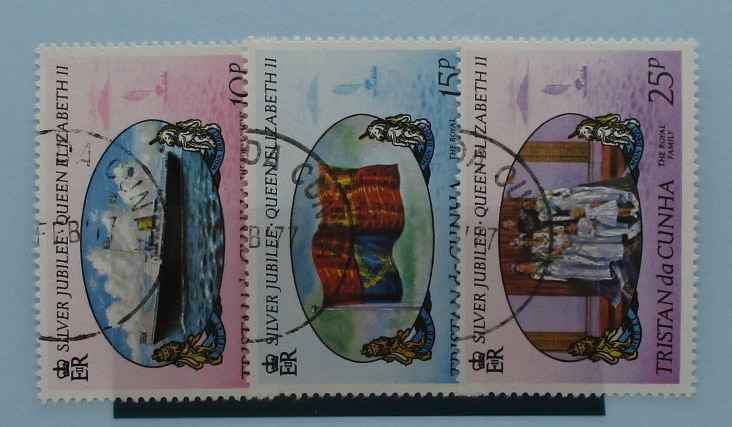 Tristan da Cunha Stamps, 1977, SG212-214, Used image 0