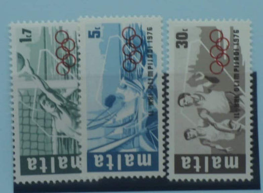 Malta Stamps, 1976, SG559-561, Mint image 0