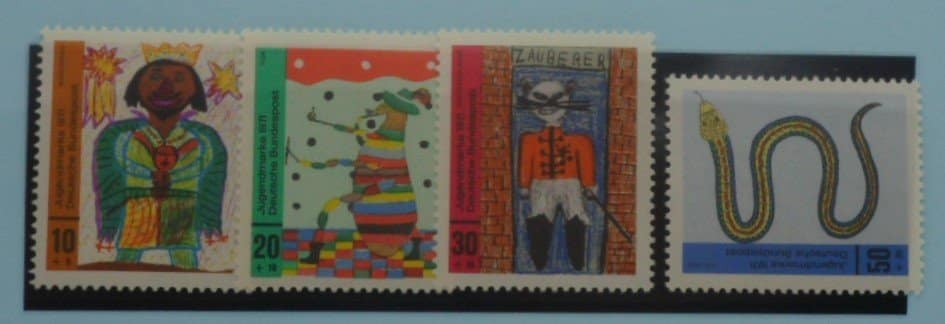 West Germany Stamps, 1971, SG1569-1572, Mint image 0