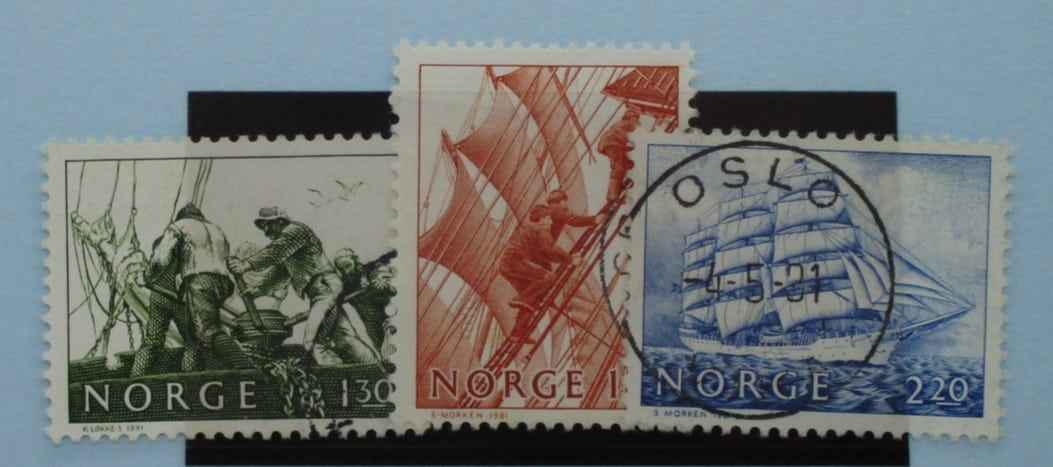Norway Stamps, 1981, SG877-879, Used image 0