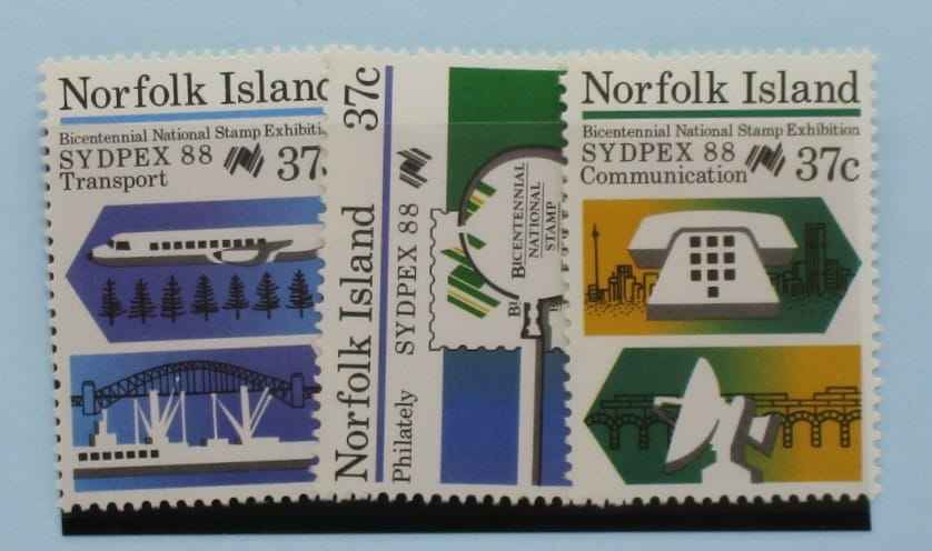Norfolk Islands Stamps, 1988, SG444-446, Mint image 0