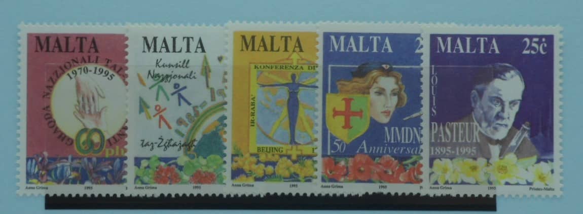 Malta Stamps, 1995, SG982-986, Mint image 0