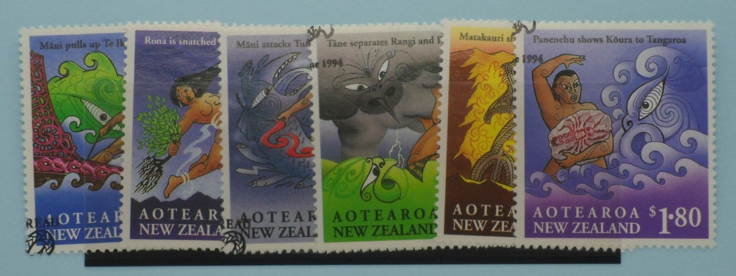 New Zealand Stamps, 1994, SG1807-1812, Used image 0