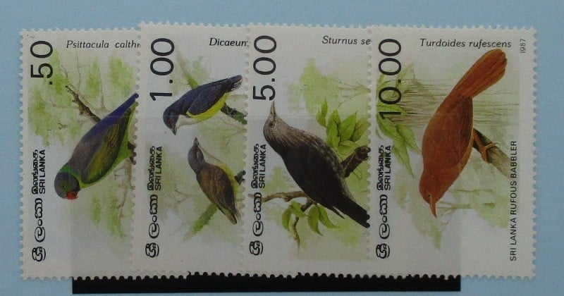 Sri Lanka Stamps, 1987, SG985A-988A, Mint image 0