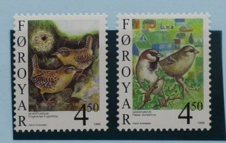 Faroe Islands Stamps, 1999, SG355-356, Mint image 0