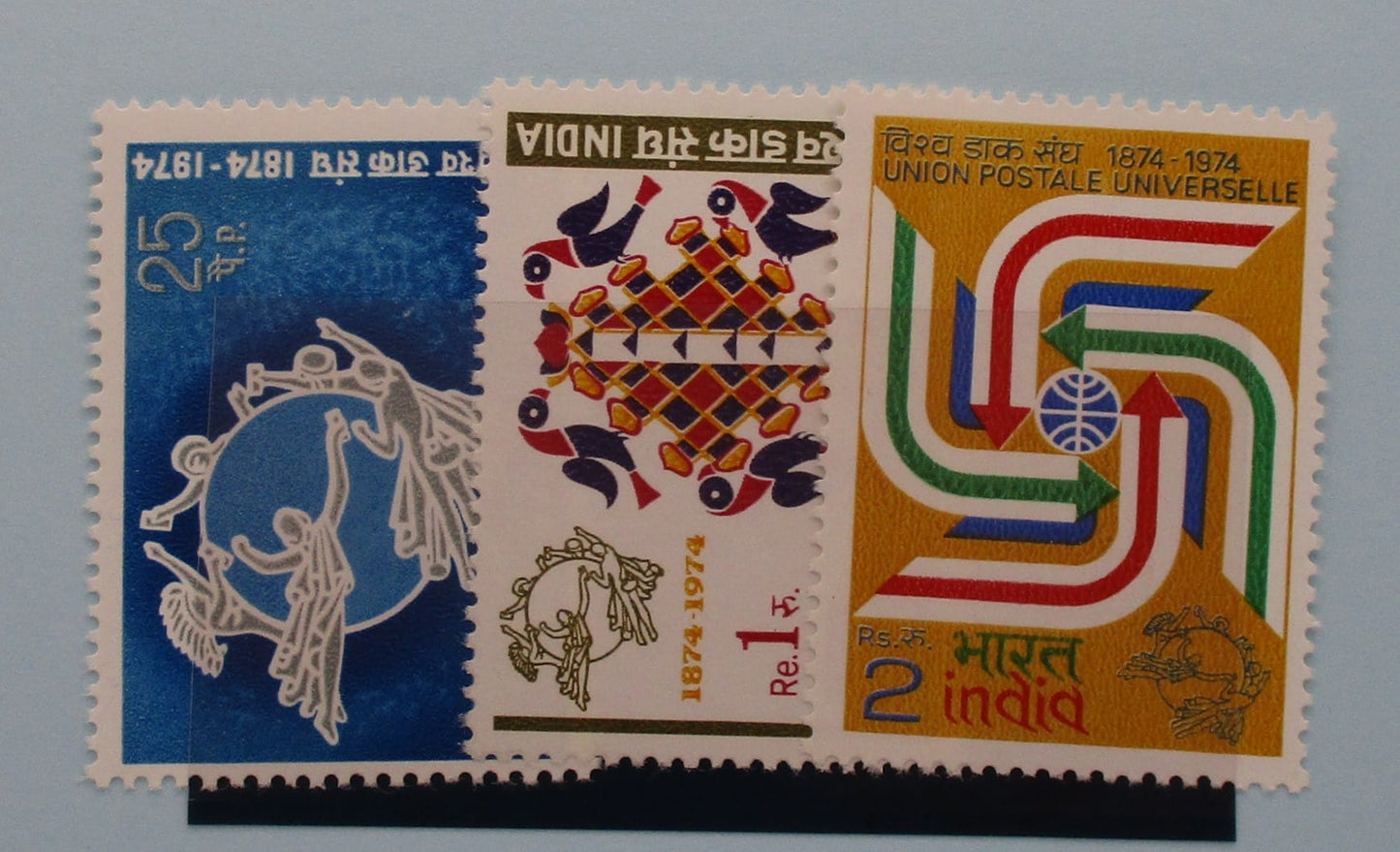 India Stamps, 1974, SG740-742, Mint image 0